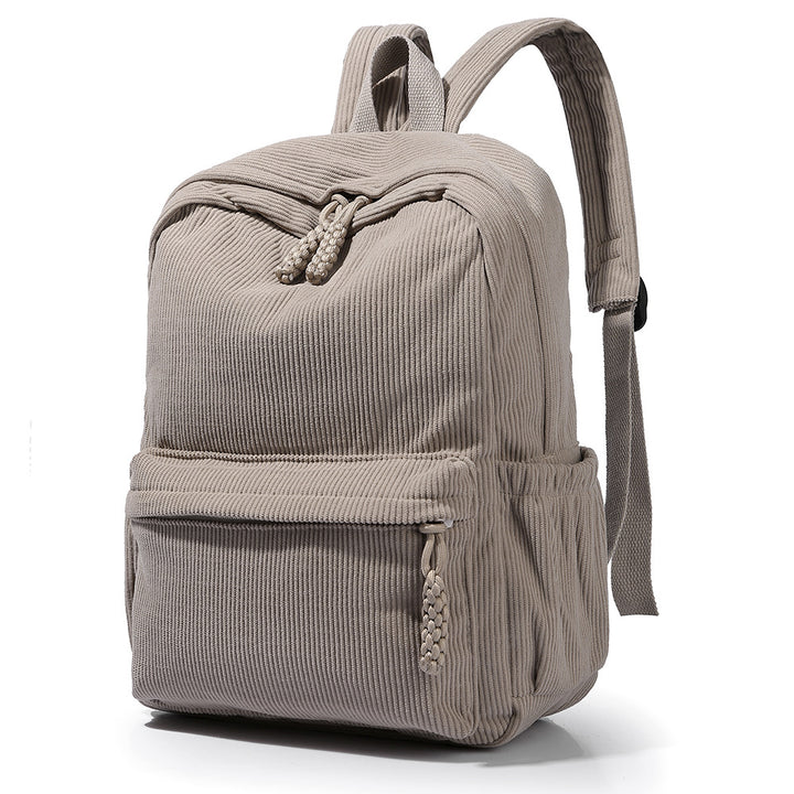 WoTextured Fabric Casual Backpack Bowlift