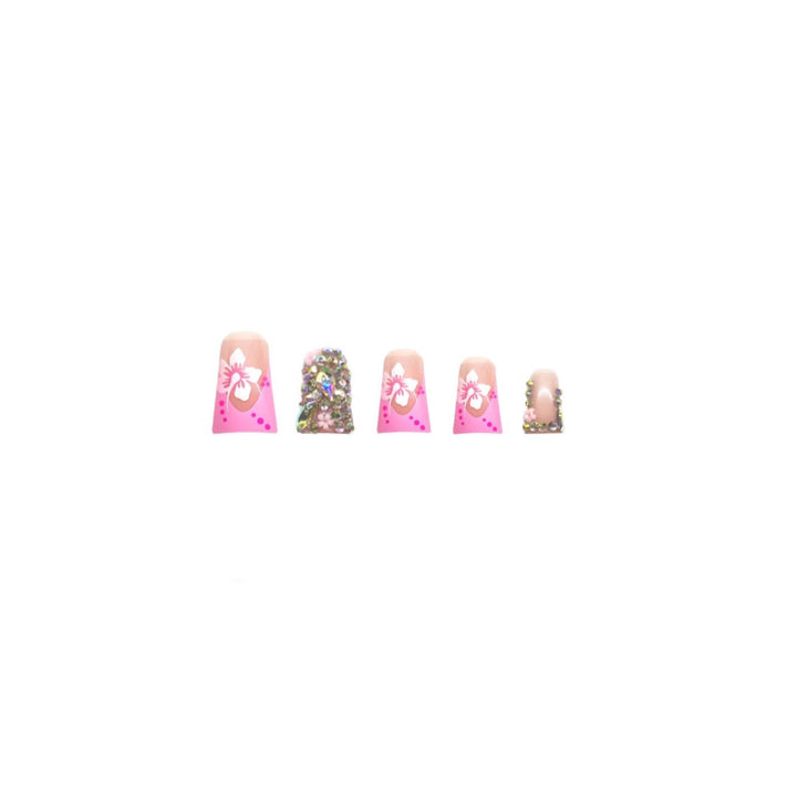 Premium Floral Nail Art Set Bowlift