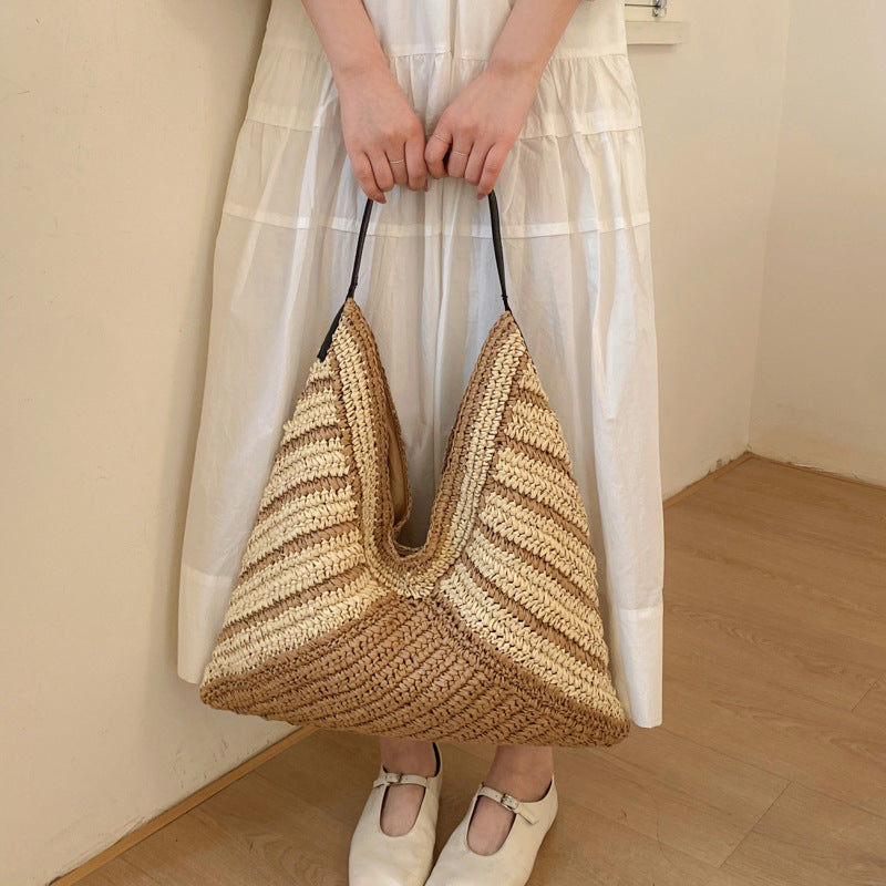 Crocodile-Pattern Beach Bag Bowlift