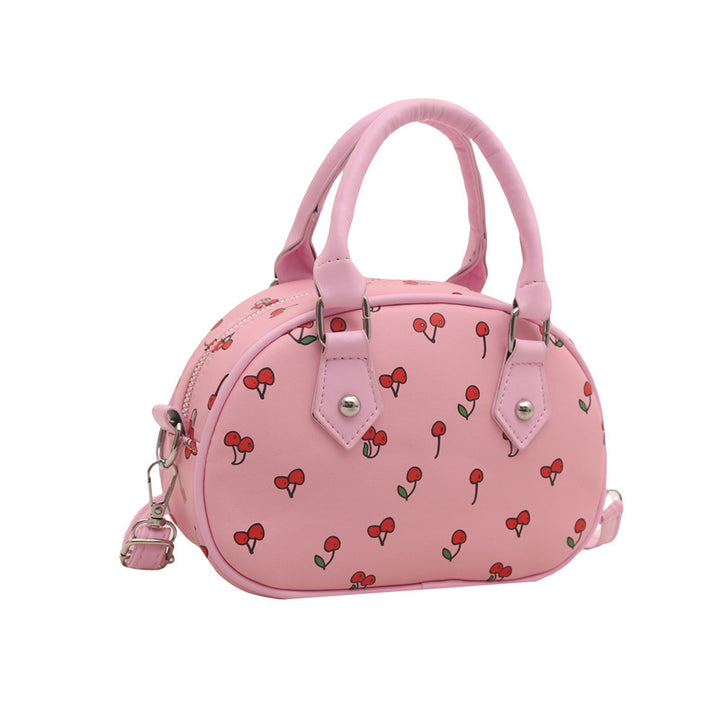 Playful Cherry Print Handbag Bowlift
