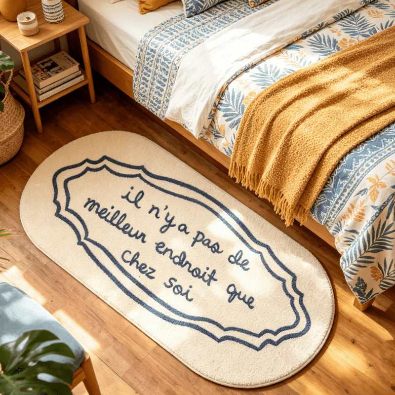 Stylish Scalloped Edged Runner Rug