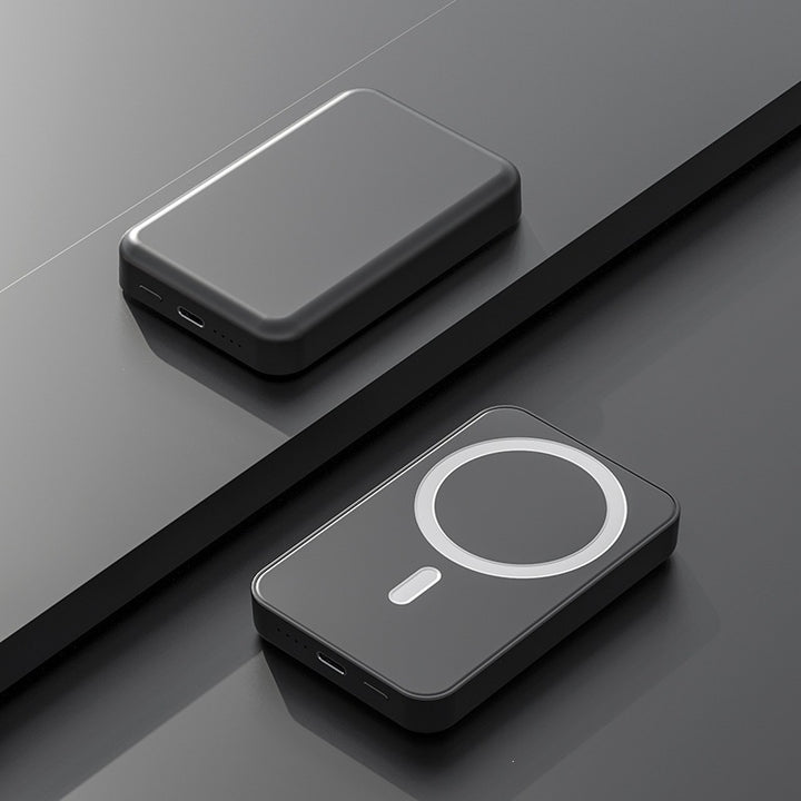 Magnetic power bank with innovative wireless charging function Bowlift