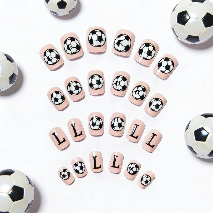 Creative Nail Art with Football Motif Bowlift
