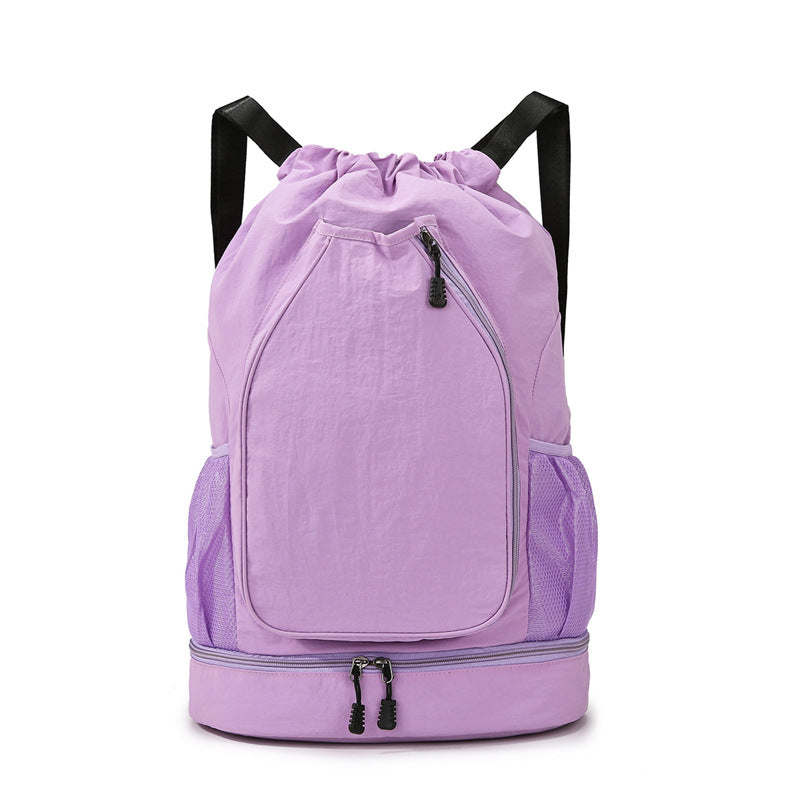 Lightweight Drawstring Sports Backpack Bowlift