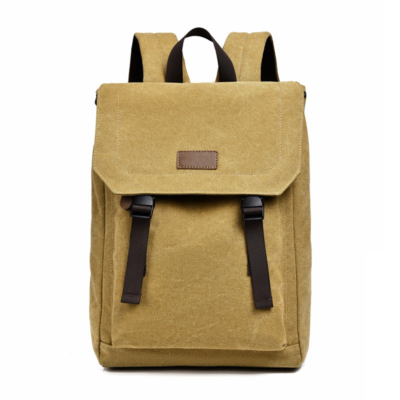 Vintage Style Canvas Backpack Bowlift