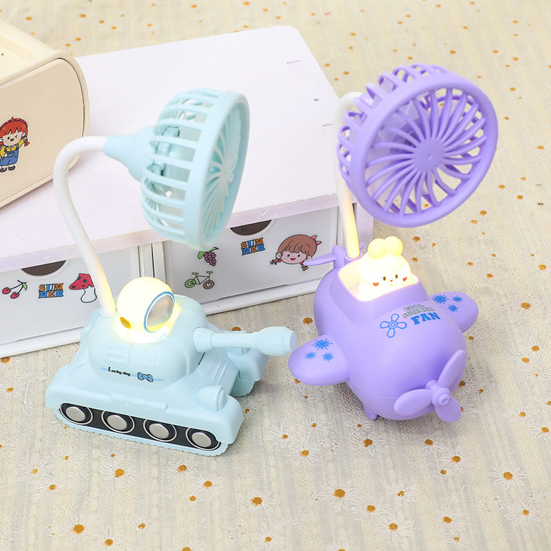 Women USB Nebulizer Cooler Fan in Creative Tank Design Bowlift
