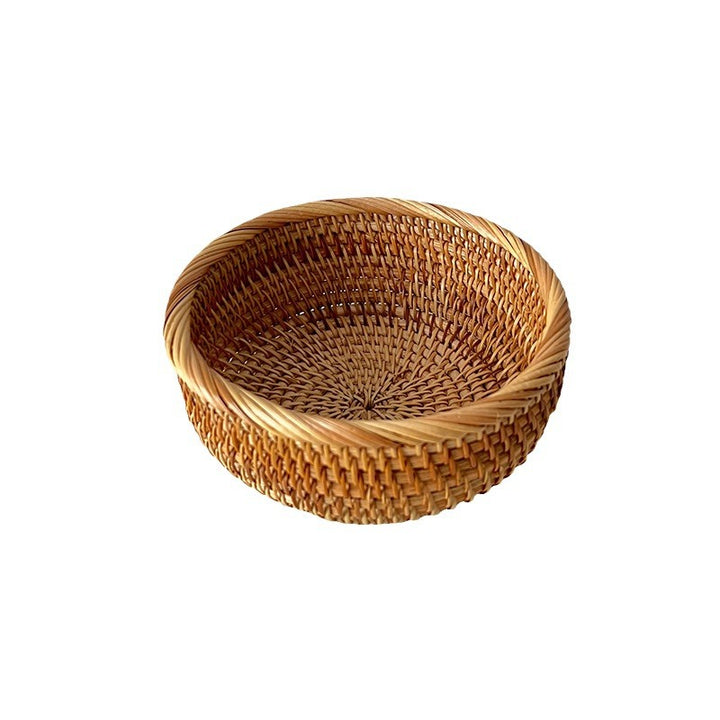 Handcrafted decorative fruit basket made of rattan Bowlift