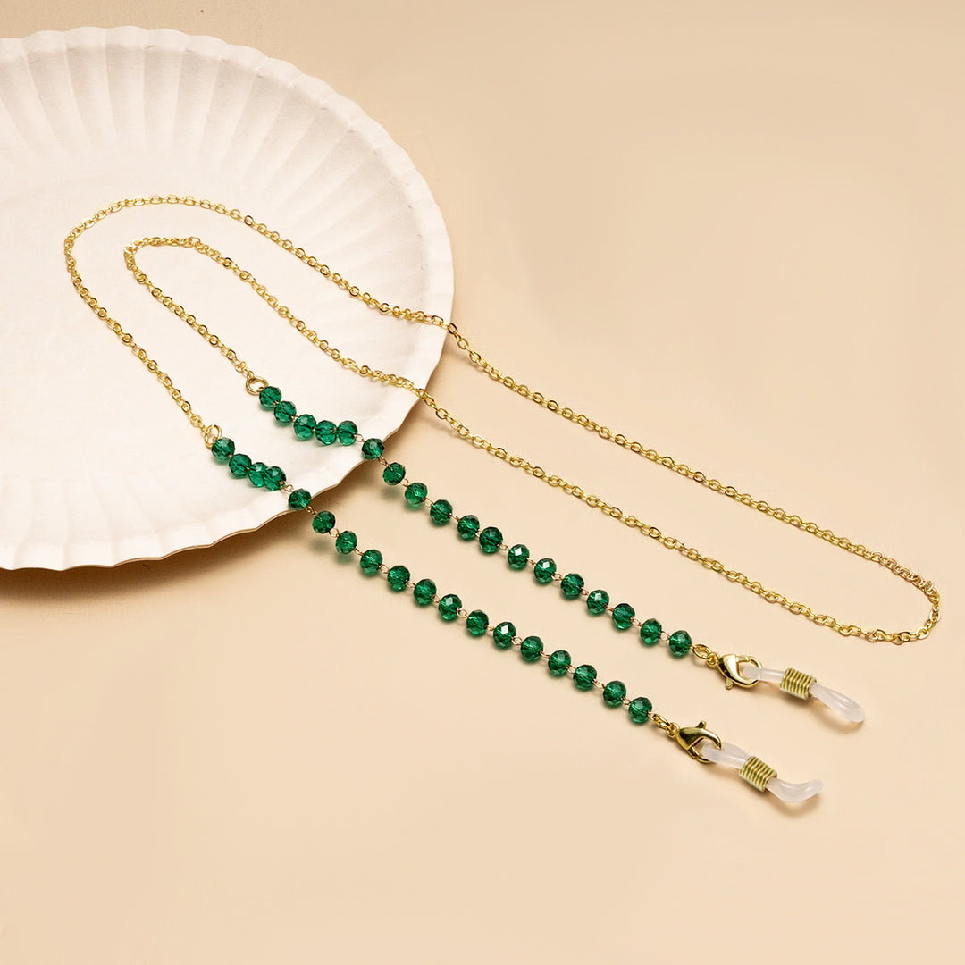 Elegant Beaded Glasses Chain Bowlift