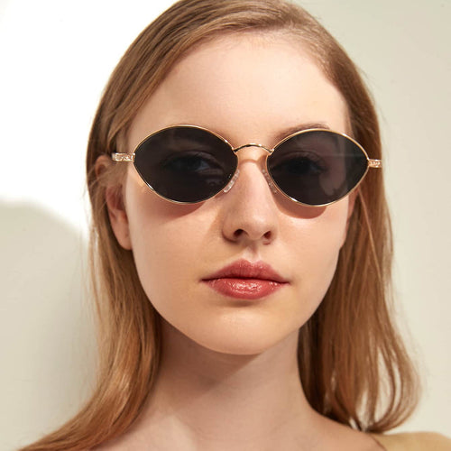 Women's fashionable round sunglasses with luxurious accents Bowlift
