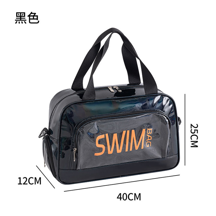 Sporty Swim Bag With Additional Compartments Bowlift