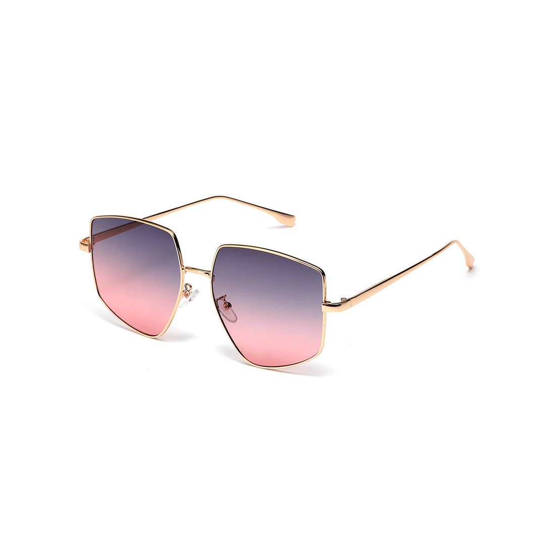 Women's square sunglasses with elegant metal frame Bowlift