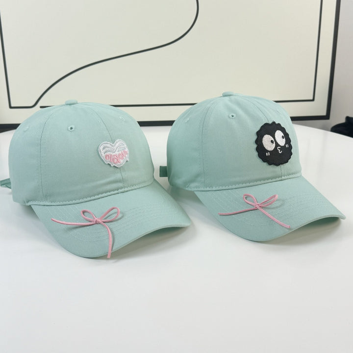 Women's Adjustable Embroidered Bow Cap Bowlift