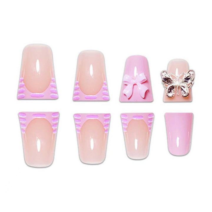 Decorative Butterfly-Inspired Nail Enhancements Bowlift
