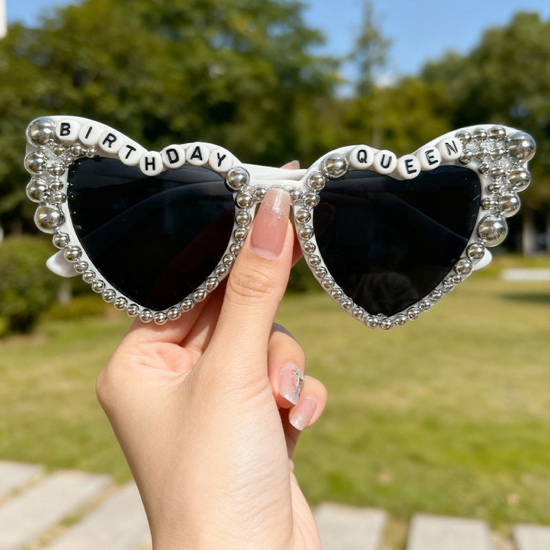 Decorative Heart-Shaped Party Sunglasses Bowlift