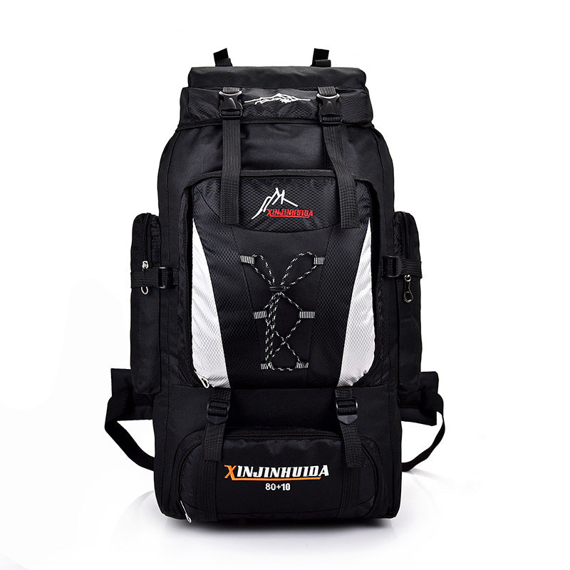 Unisex large trekking backpack with volume expansion and ergonomic carrying system Bowlift