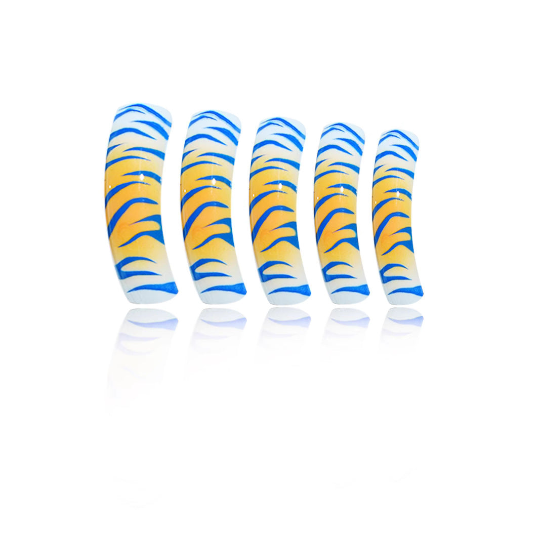 Long Sculpted Acrylic Nail Extensions Bowlift
