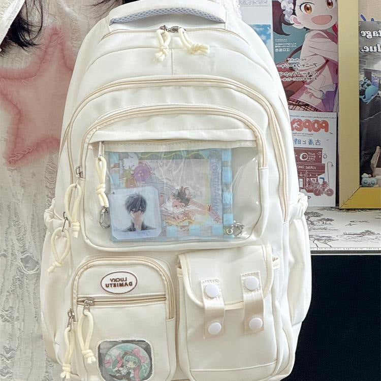 Graphic Illustration Multi-Compartment Backpack