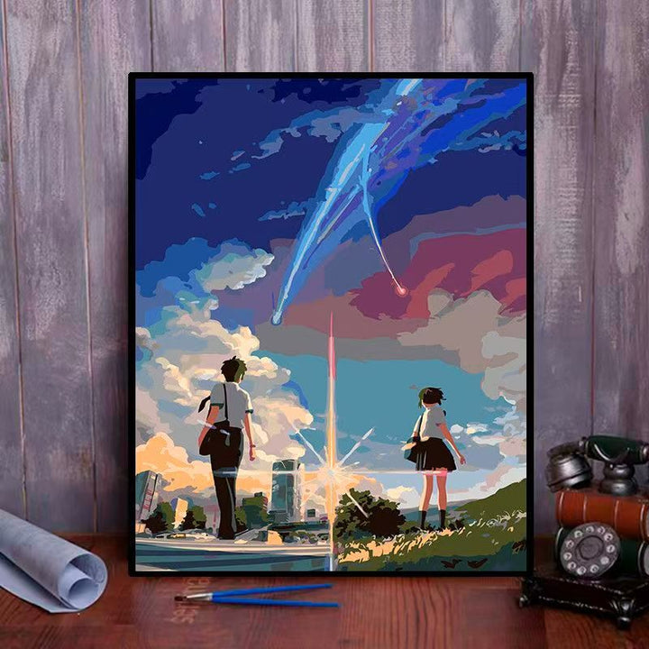 Anime-Inspired Scenic Artwork Print Bowlift