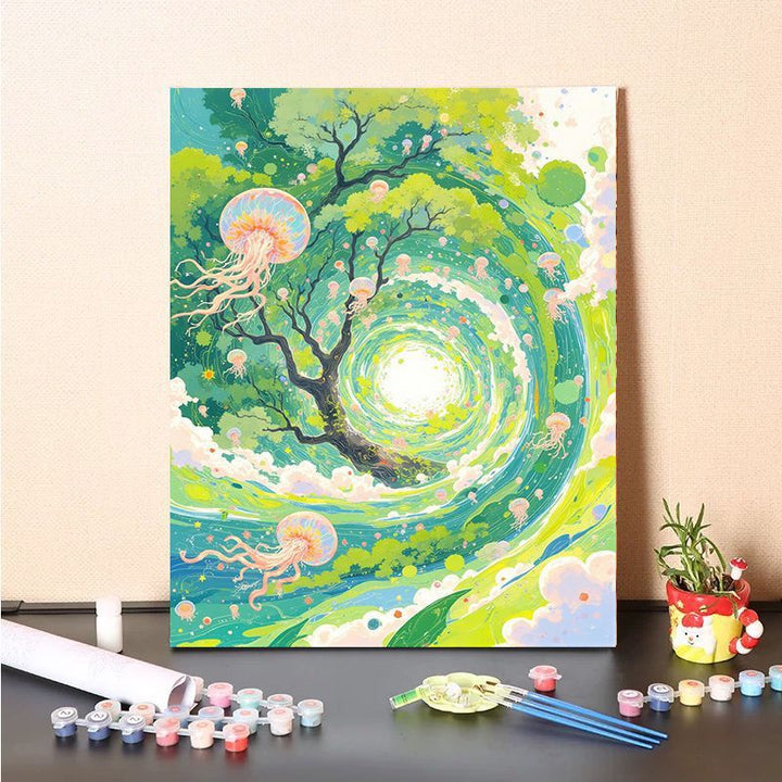 Creative Paint-by-Numbers Art Kit Bowlift