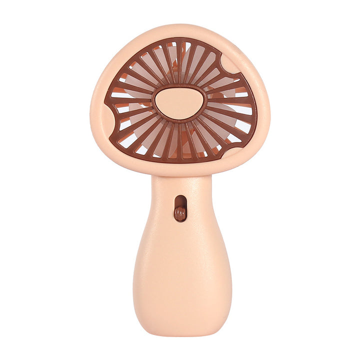 Women's Portable Mini Mushroom Design Fan Bowlift