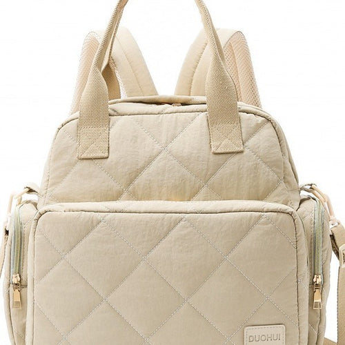 Stylish Quilted Work Backpack Bowlift