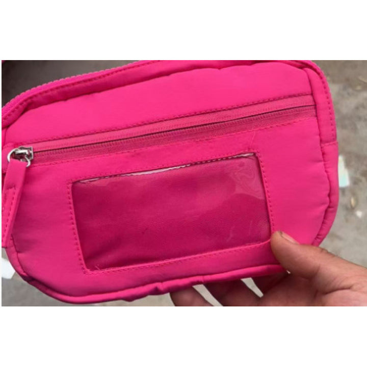Quilted Nylon Phone Wristlet Crossbody Organizer Bowlift