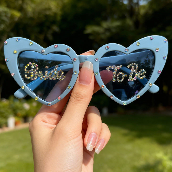 Heart-Shaped Bridal Party Sunglasses Bowlift