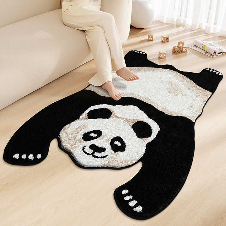 Tiger-Head Shaped Area Rug Bowlift