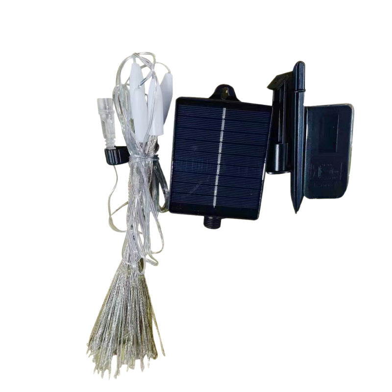 LED Starburst Hanging Pendant Light Decoration With Fiber-Optic Spokes Bowlift