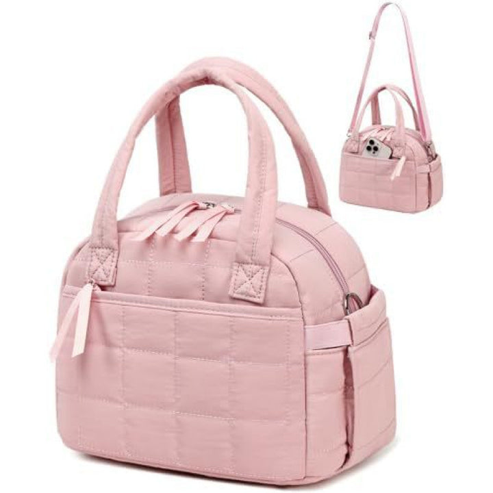 Multifunctional Quilted Shoulder Bag Bowlift