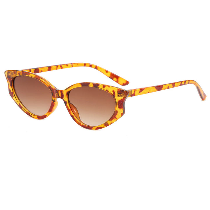 Women's Cat Eye Sunglasses with Transparent Frame Bowlift
