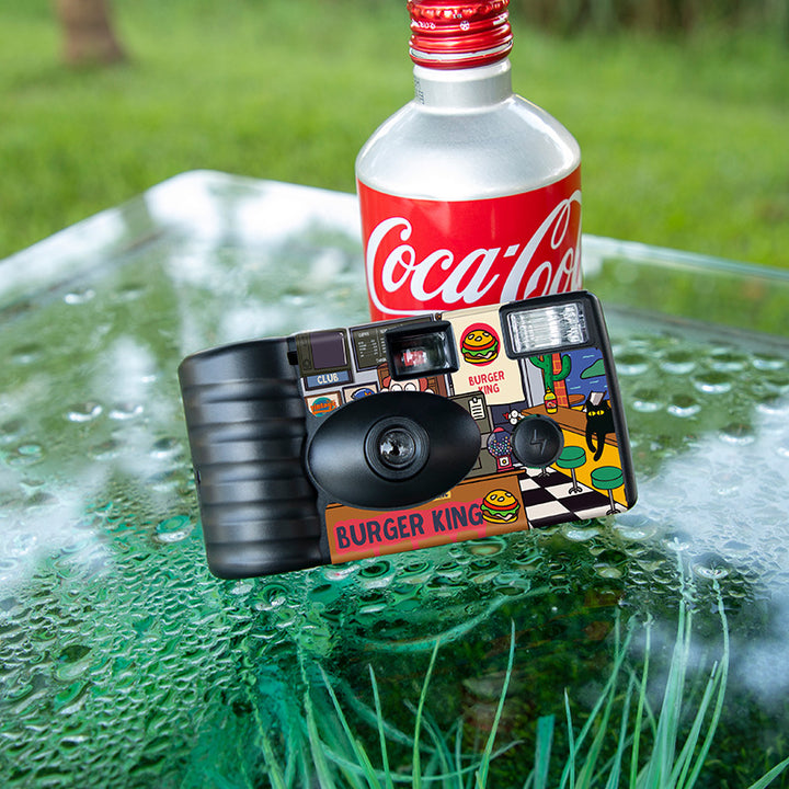 Fun-Themed Disposable Camera Bowlift