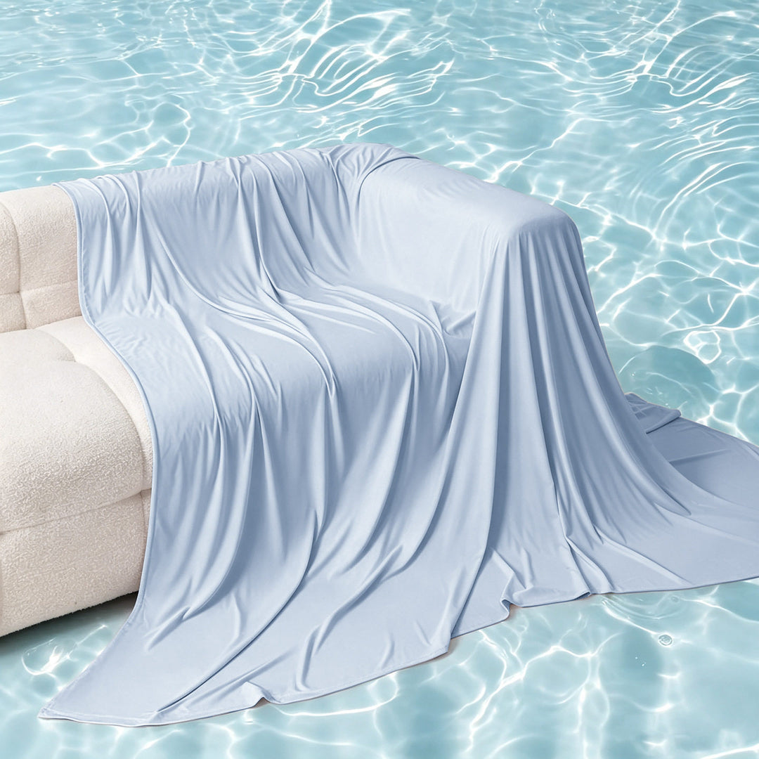 Unisex nan extra soft stretch sofa blanket made of microfiber as a versatile sofa cover Bowlift