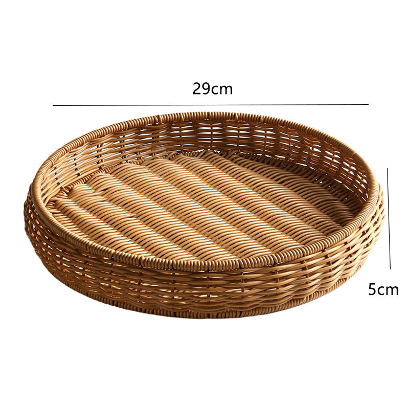 Handwoven Decorative Serving Tray Bowlift 1783754312