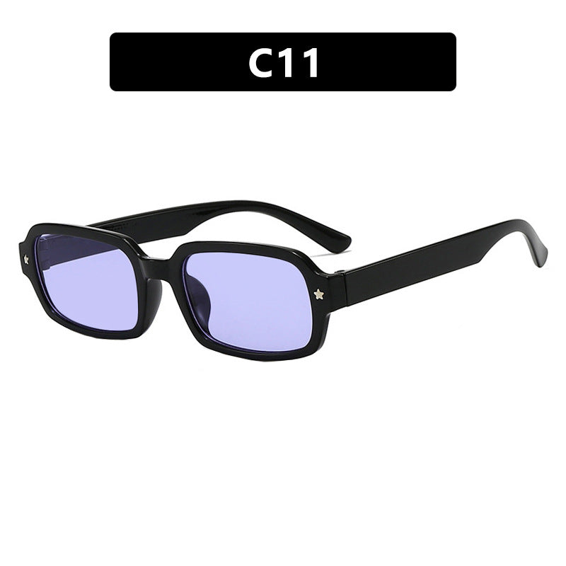 Women's fashionable rectangular sunglasses with outstanding design and protective UV filter Bowlift