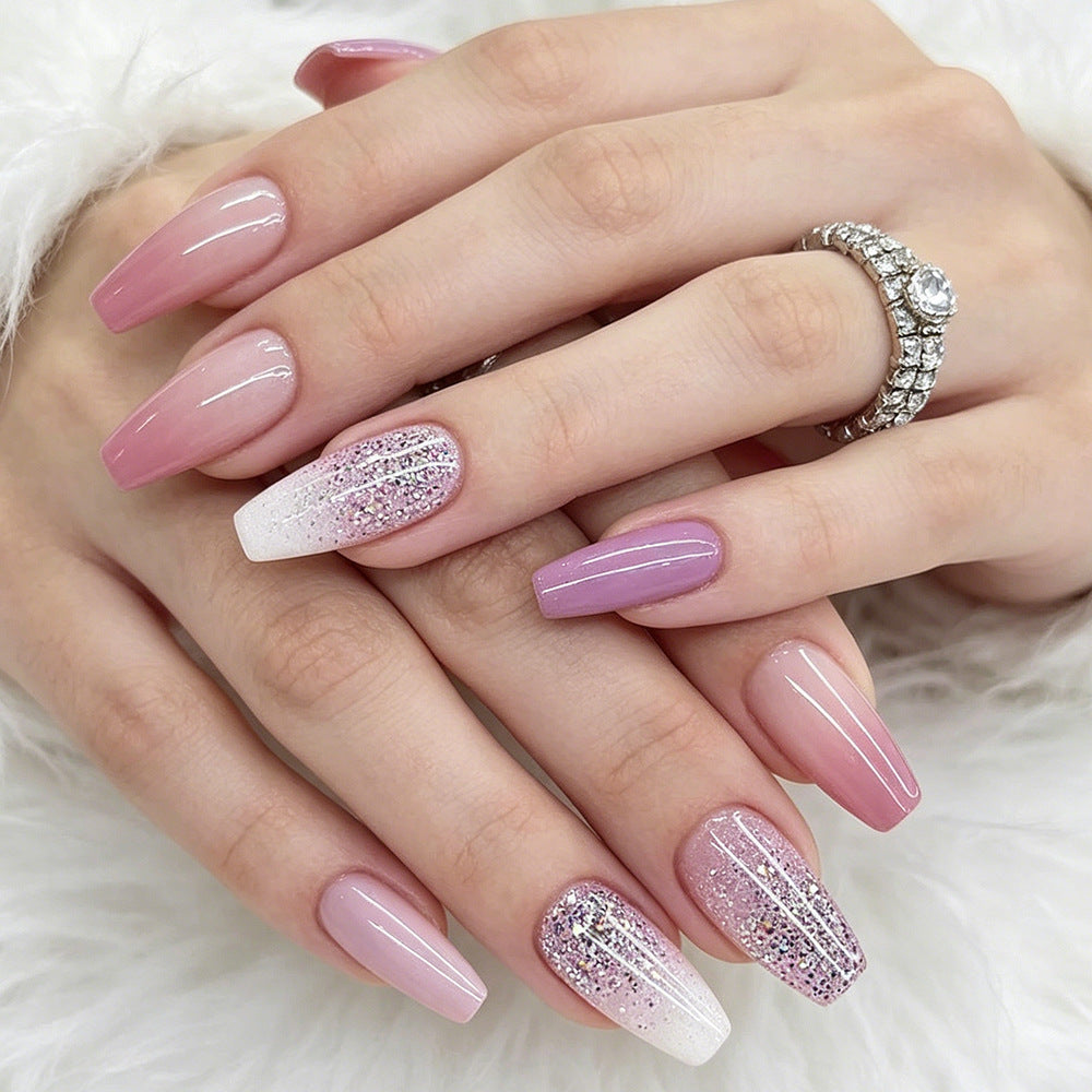 Glamorous Glitter Gel Nail Set Bowlift
