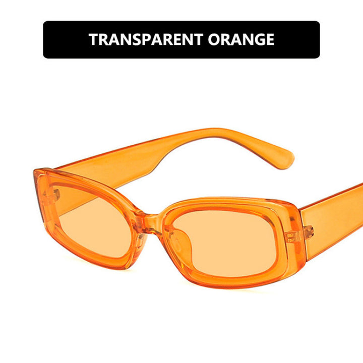 Ladies fashionable transparent sunglasses with square design Bowlift