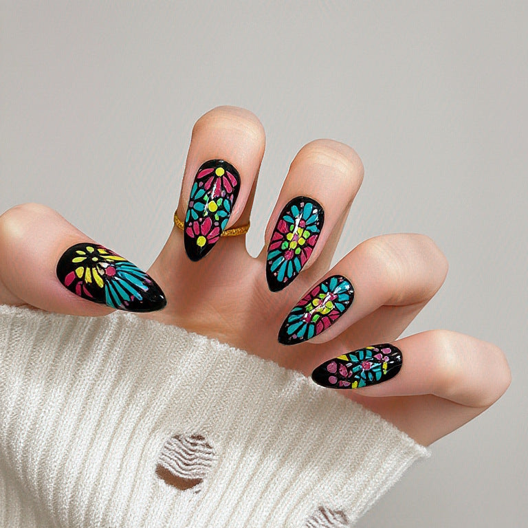 Artful Nail Extensions with Elegant Tips Bowlift