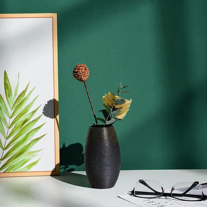 Contemporary Textured Ceramic Vase