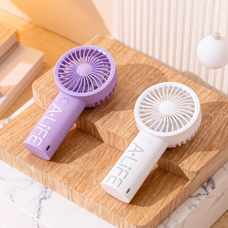 Women's Portable USB Hand Fan with Adjustable Fan Speed Bowlift