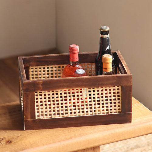 High-quality storage basket made of natural material Bowlift