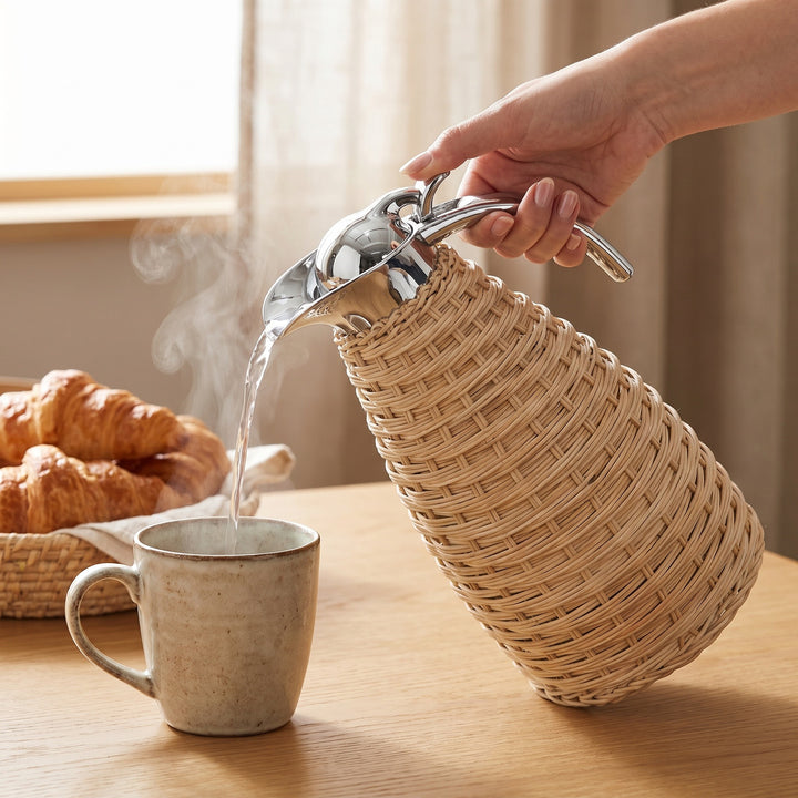 Stylish water carafe with woven design Bowlift
