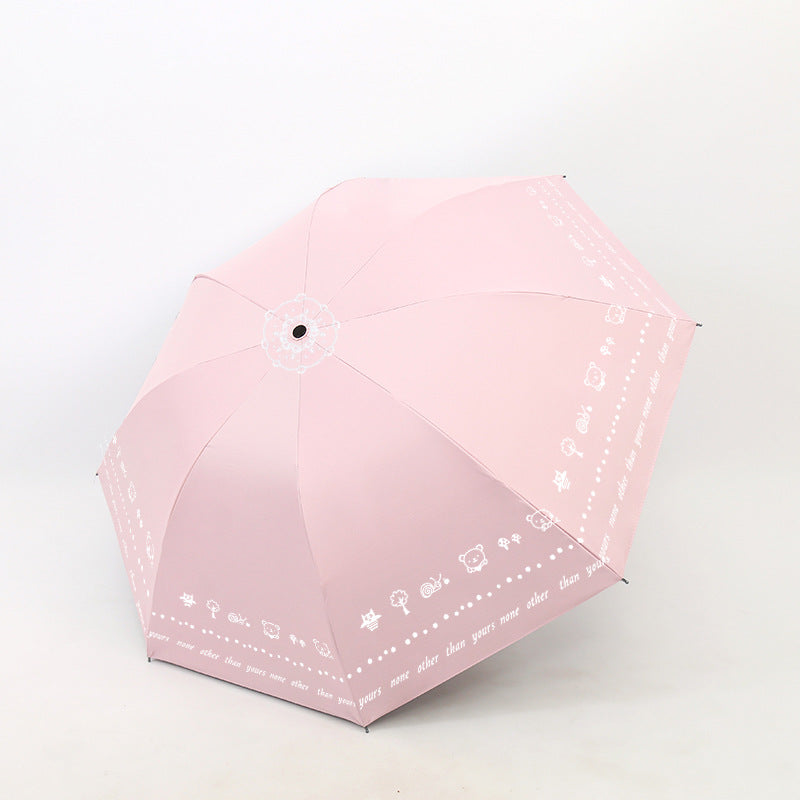Ladies lightweight and portable umbrella Bowlift