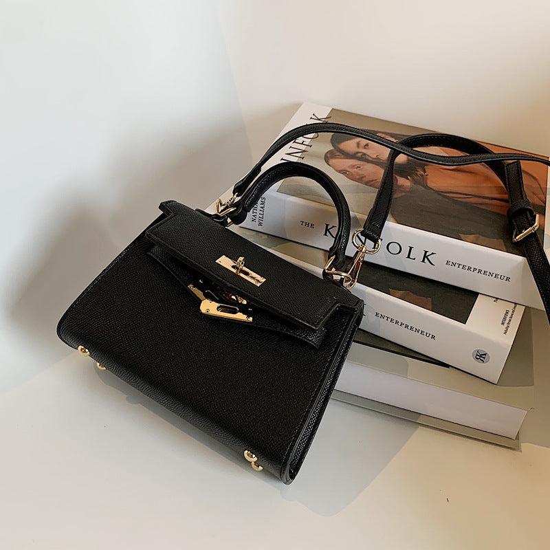 Structured Faux Leather Handbag Bowlift