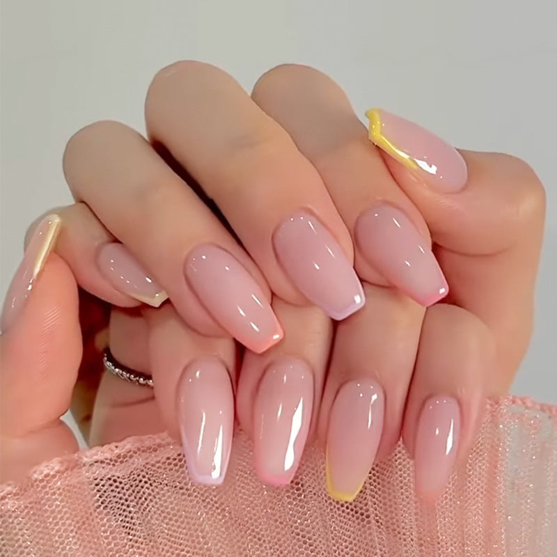 Glamorous Glittery Stiletto Press-On Nails Bowlift