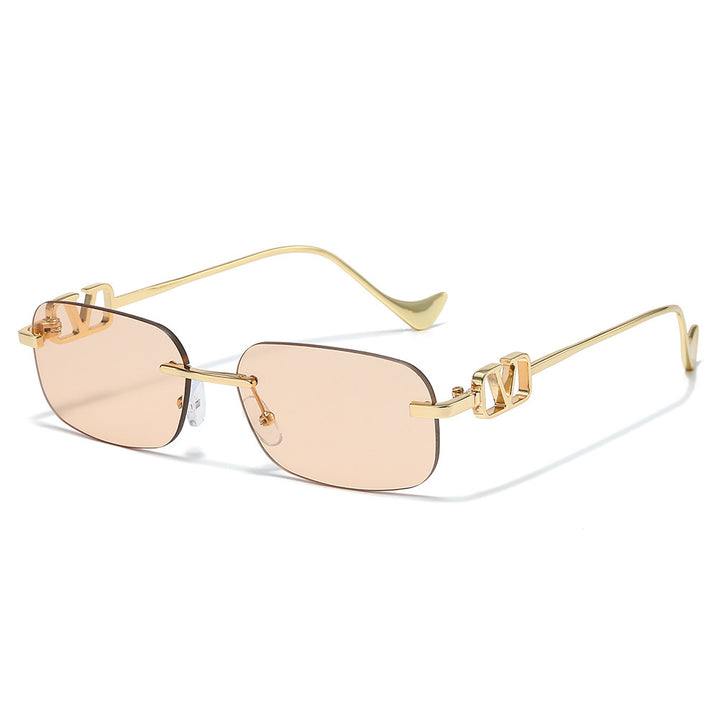 Chic Vintage-Inspired Rectangle Sunglasses Bowlift