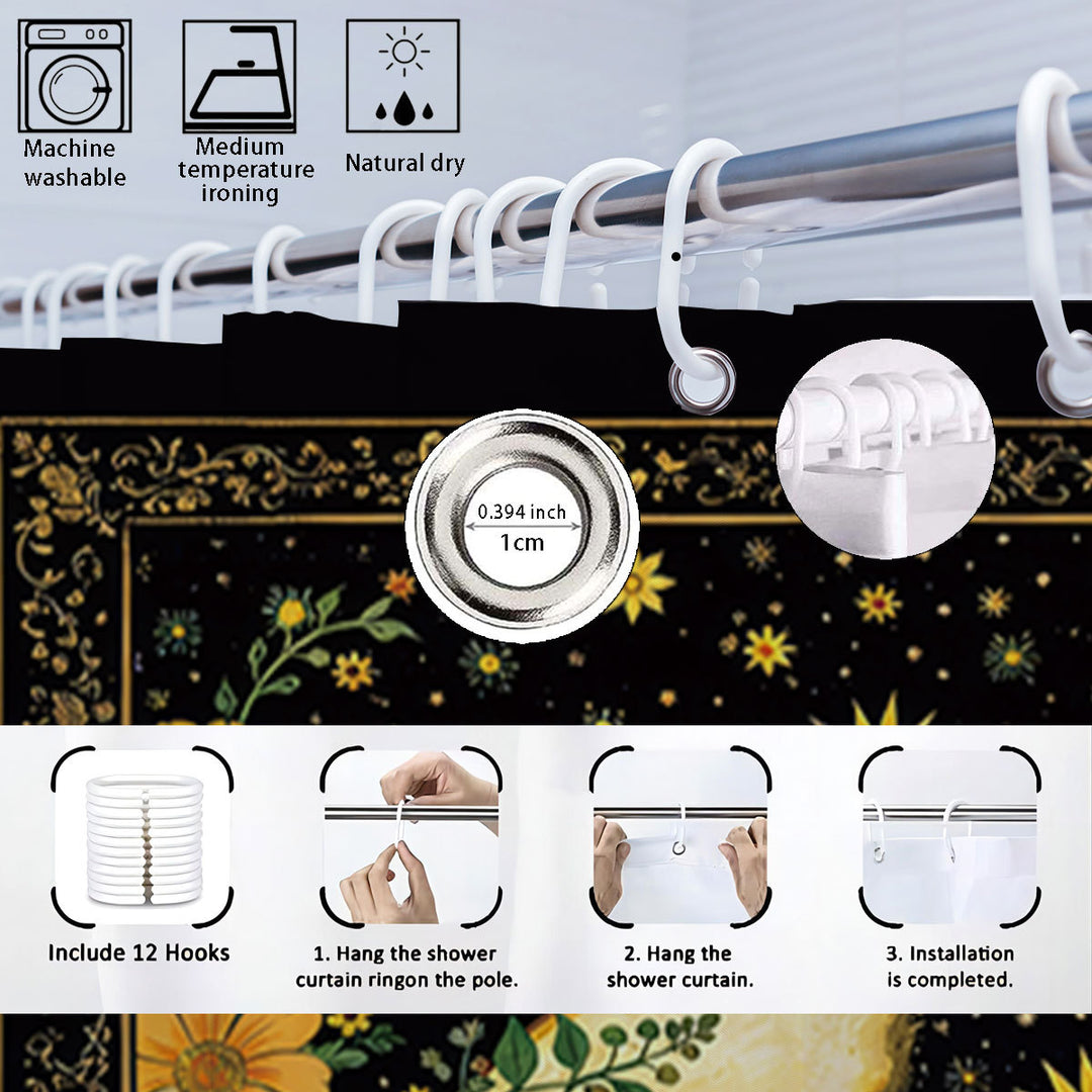 Artistic Highland Cow Bathroom Set Bowlift