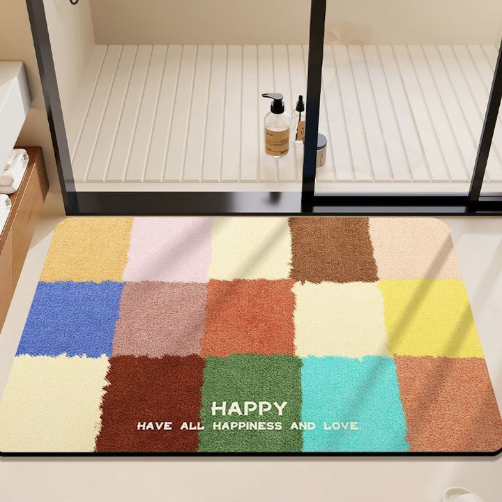 Cute Bear-Themed Bath Mat Bowlift