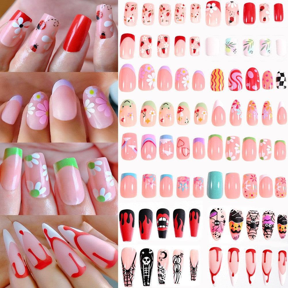 Artistic Themed Press-On Nail Collection Bowlift