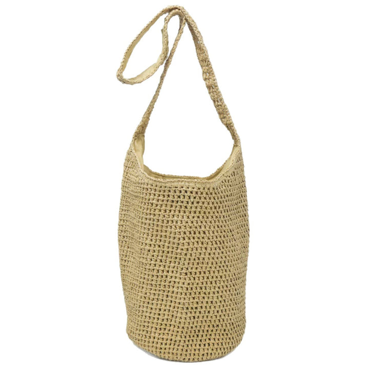 Hand-knotted shoulder bag with modern design Bowlift